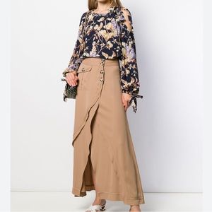 Zimmermann | Sabotage floral-print draped Blouse